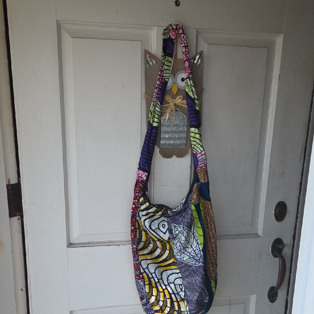 Colorful Patterned Shoulder Bag Hippie Boho Crossbody Y2k Owned Purse. Neat